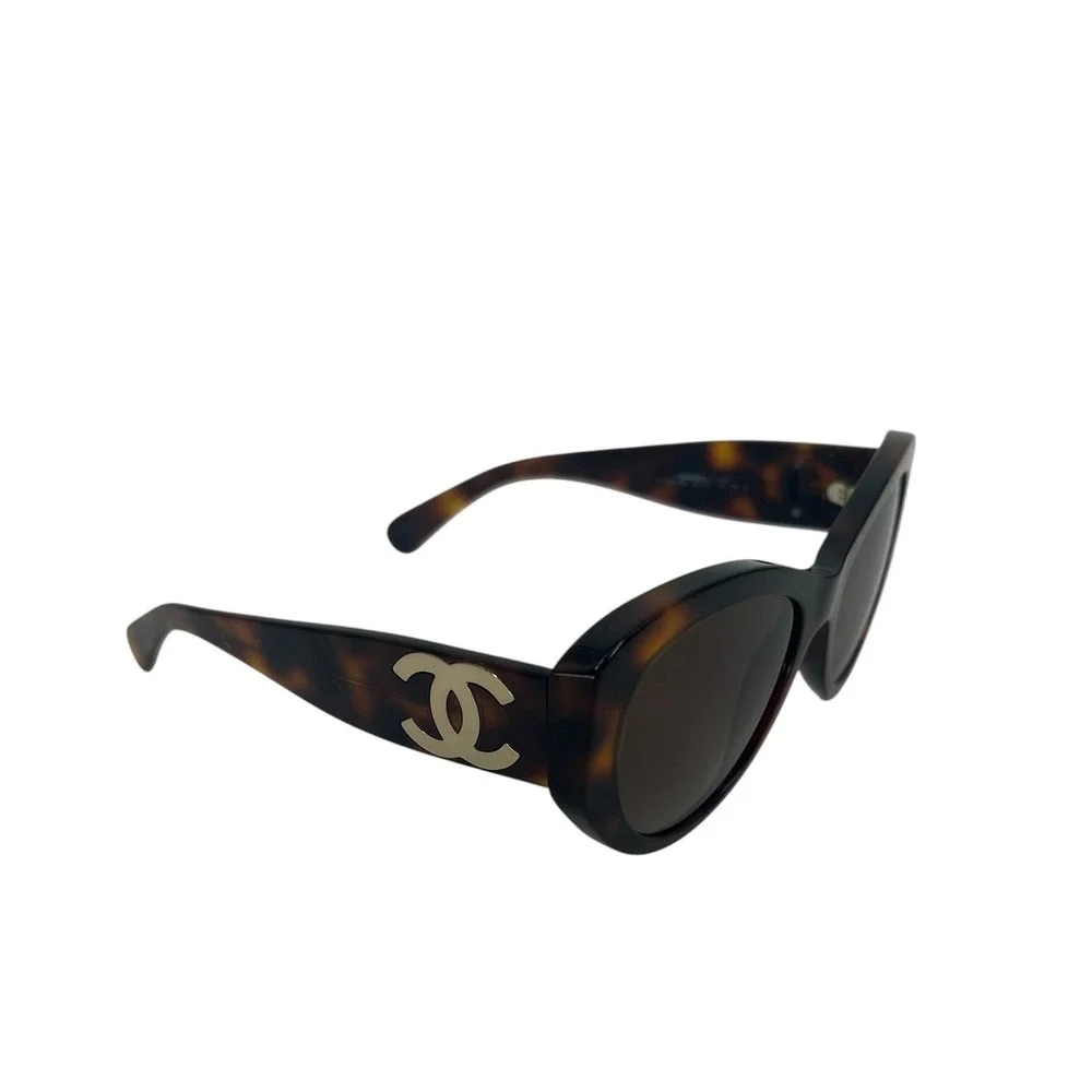 Chanel CH5492-A Polarized Butterfly Large CC Tortoise Sunglasses